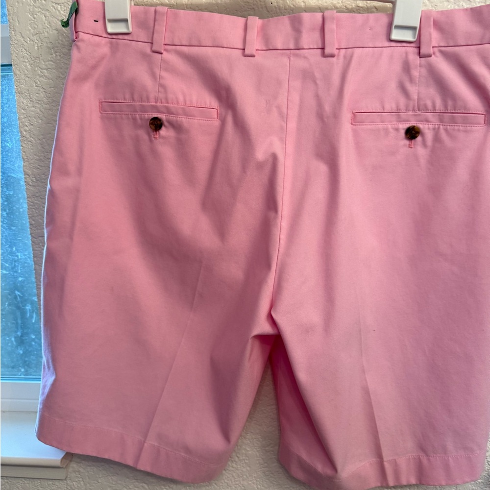 Brooks Brothers Light Pink Flat Front Men's Shorts. 38 Waist EUC Dry Cleaned - Picture 10 of 16